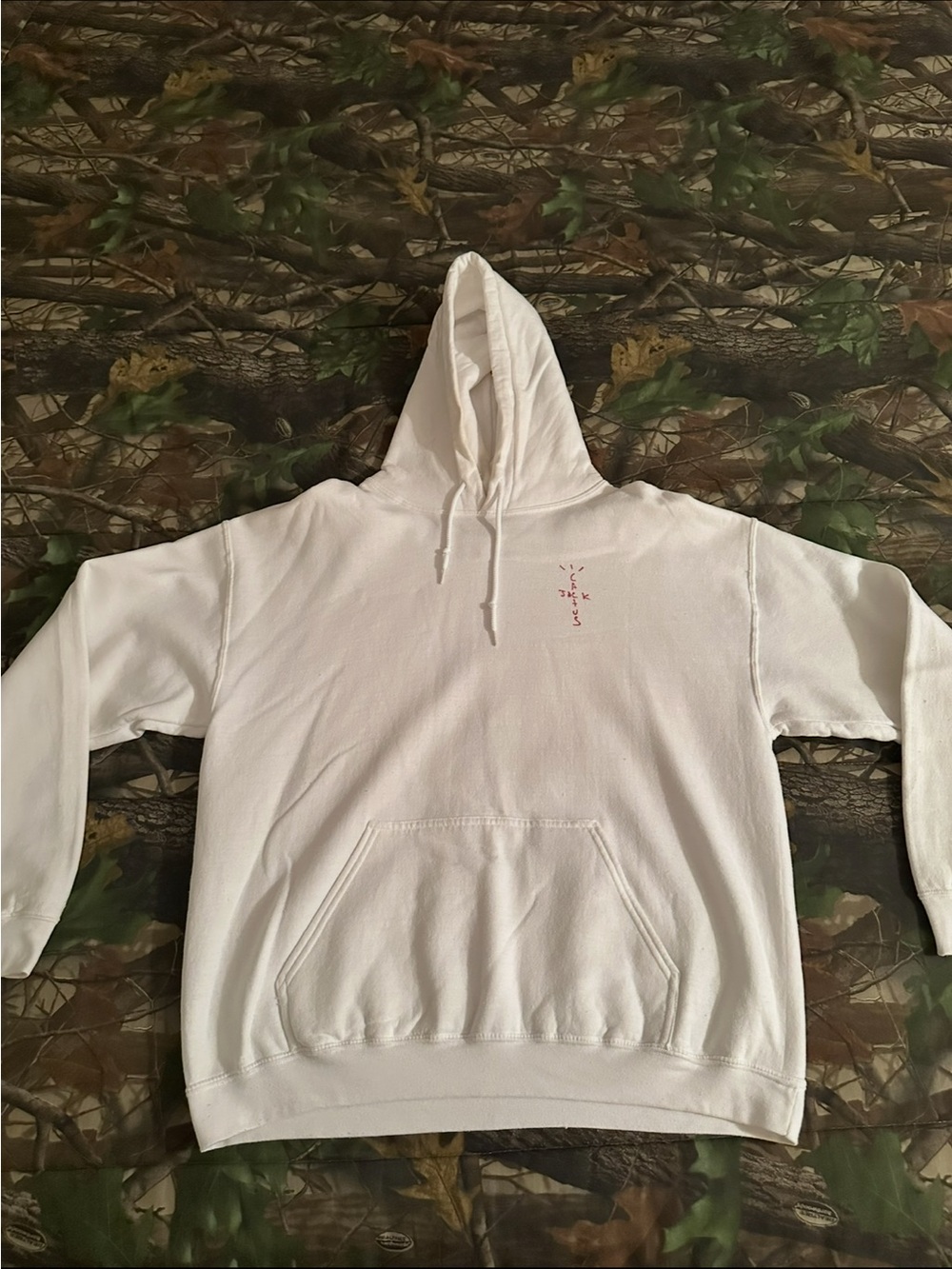Travis Scott “Look Mom I Can Fly” White Hoodie